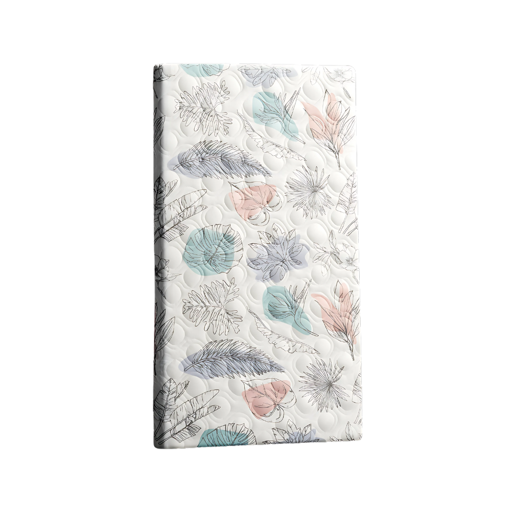 Babycare Memory Foam Baby Crib Mattress - Multicolor - 120 x 65 cm