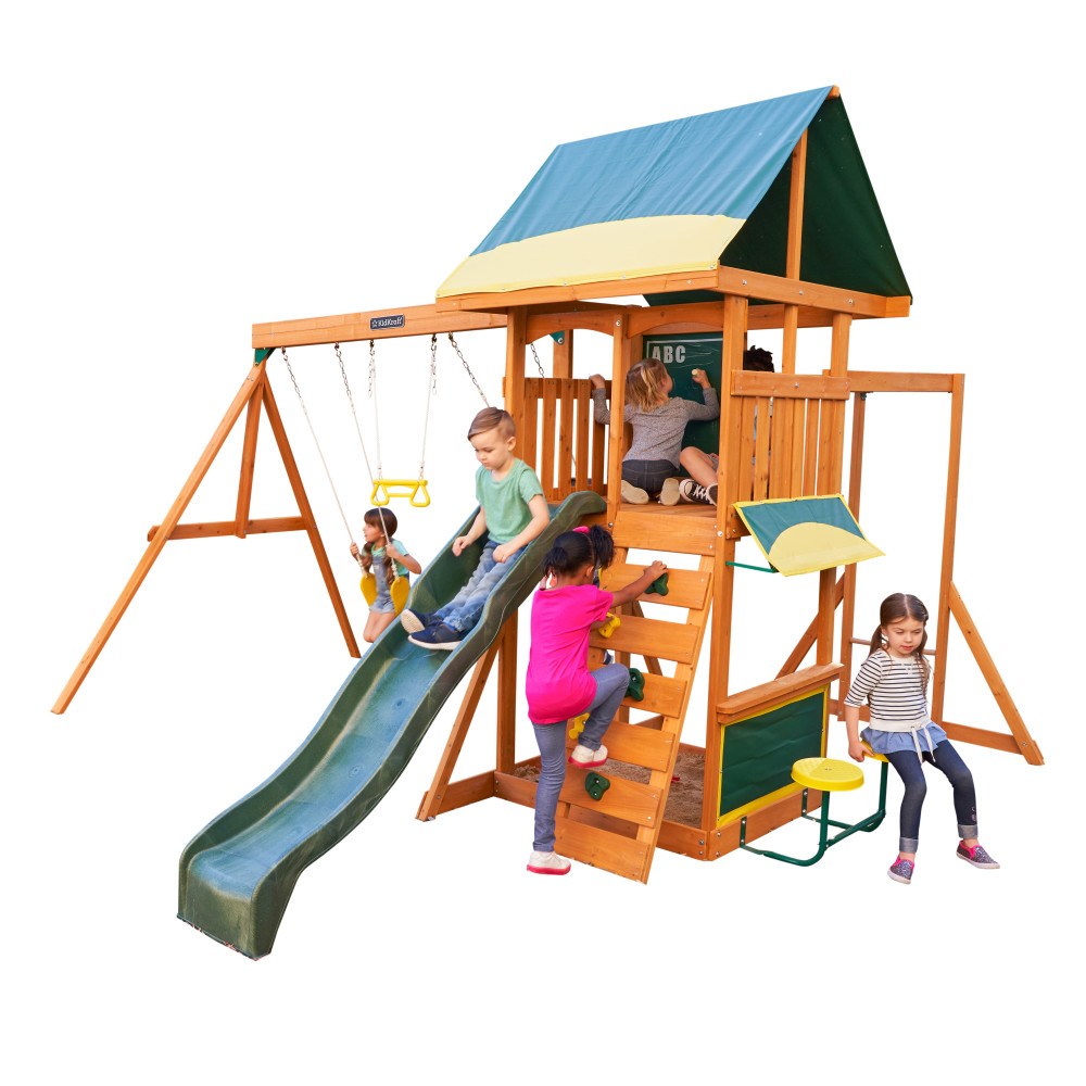 Kidkraft - Brightside Wooden Swing Set