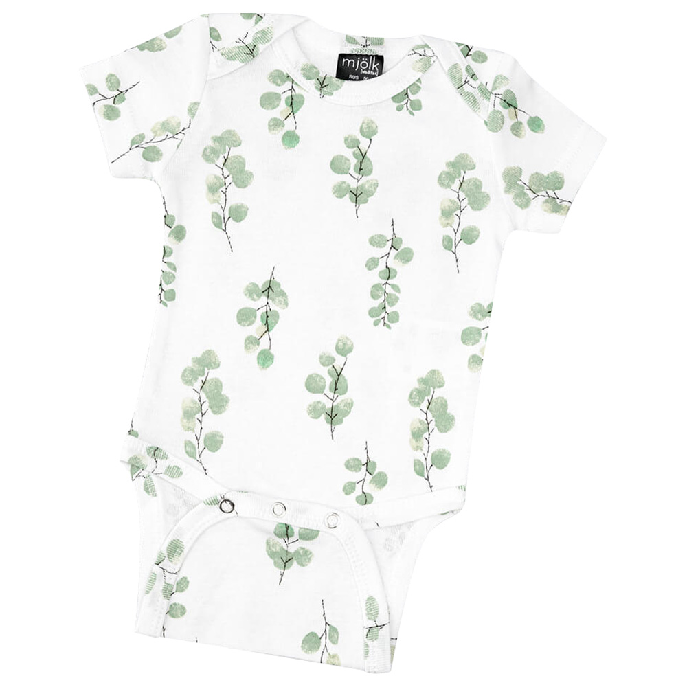 Mjolk Eucalyptus Short Sleeve Bodysuit