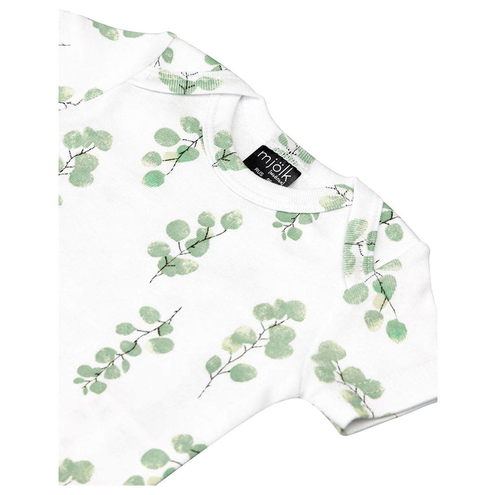 Mjolk Eucalyptus Short Sleeve Bodysuit