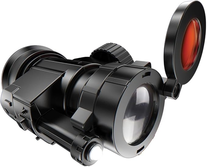 4M - KidzLabs Spy Science Night Vision Monocular Kit - Black