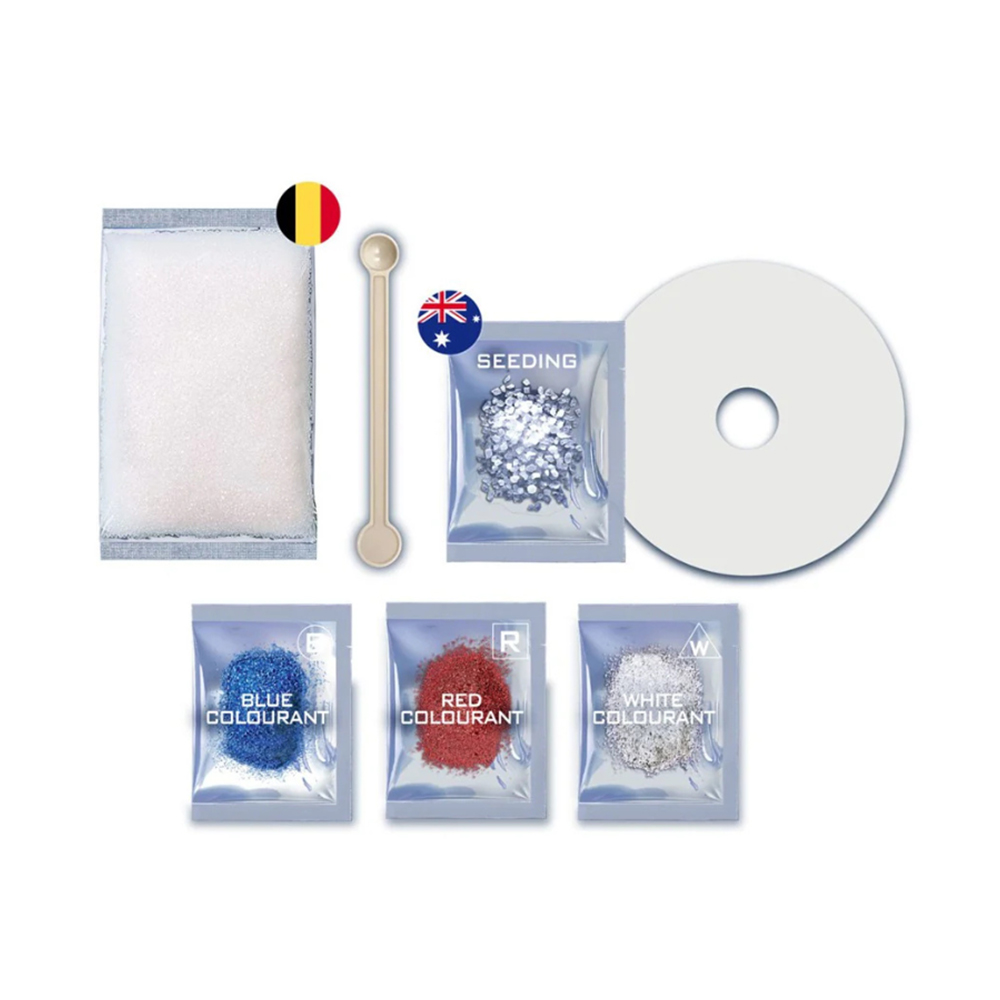 4M - Crystal Growing Colour Changing Light Up Display Educational Stem Kit