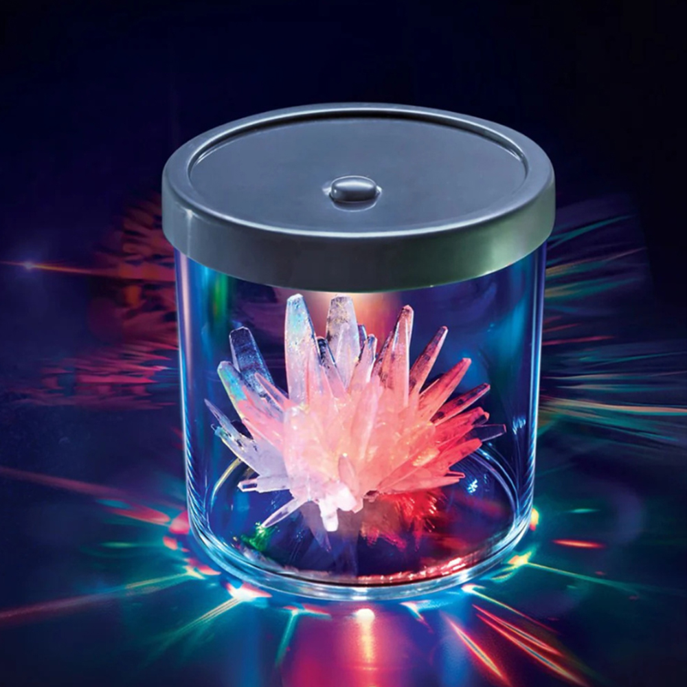 4M - Crystal Growing Colour Changing Light Up Display Educational Stem Kit