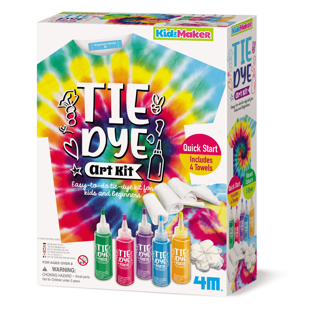4M - KidzMaker Tie Dye Art Kit - Multicolor