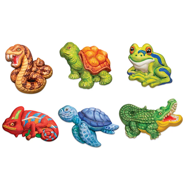 4M - Mould & Paint Craft Kit - Reptile & Amphibian