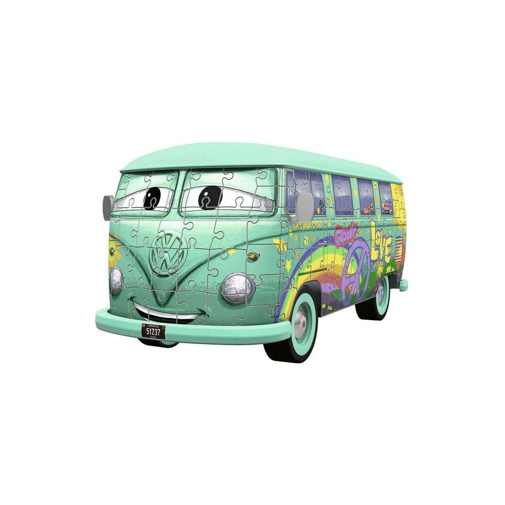 Ravensburger Disney Pixar Cars Volkswagen T1 Camper Van 3D Puzzle - 162 Pcs