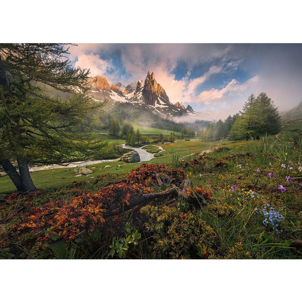 Ravensburger Claree Valley French Alps Jigsaw Puzzle - 1000 Pcs