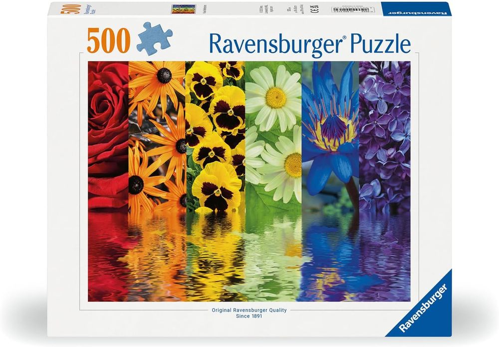 Ravensburger Floral Reflections Jigsaw Puzzle - Multicolor - 500 Pcs