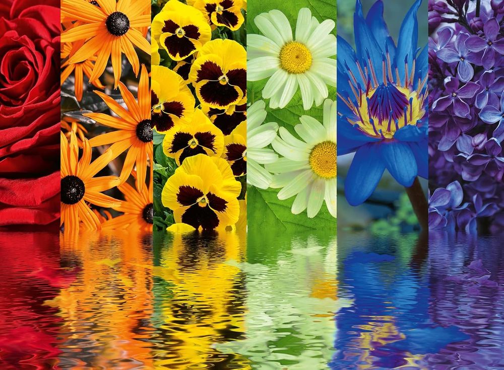Ravensburger Floral Reflections Jigsaw Puzzle - Multicolor - 500 Pcs