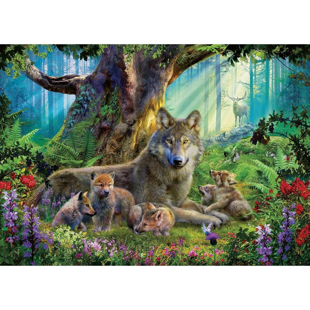Ravensburger Wolves In The Forest Jigsaw Puzzle - 1000 Pcs