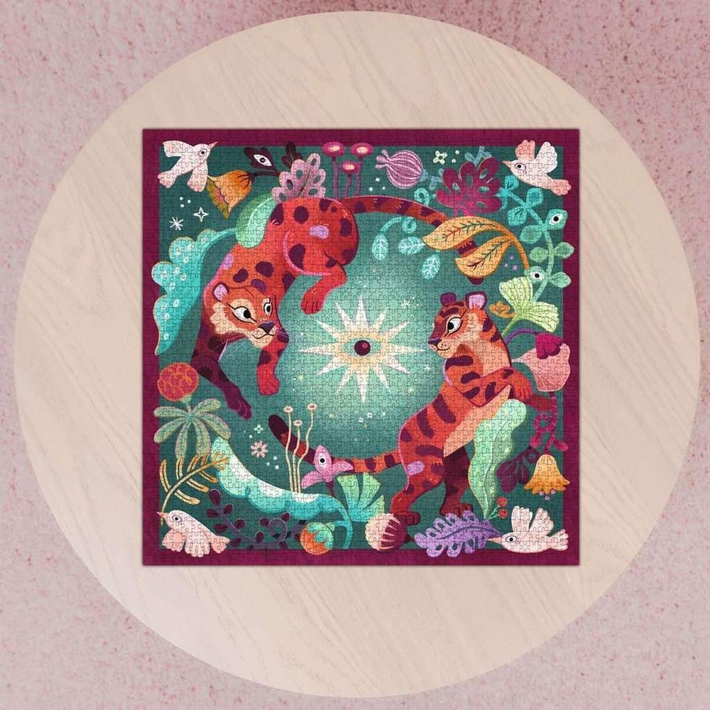 Ravensburger Art & Soul Animal Dreams Jigsaw Puzzle - Whimsical Wildlife & Nature Scene - 750 Pcs