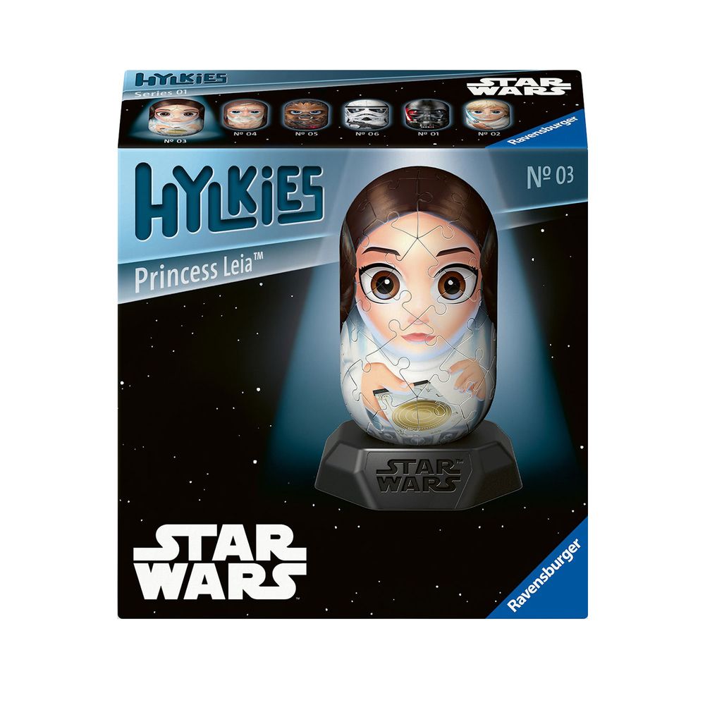 Ravensburger Hylkies Star Wars Princess Leia 3D Puzzle - 54 Pcs
