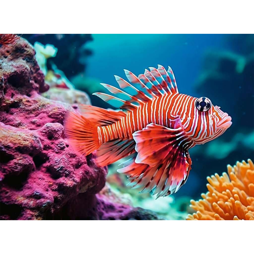 Ravensburger - Red Lionfish Jigsaw Puzzle - 500 Pcs