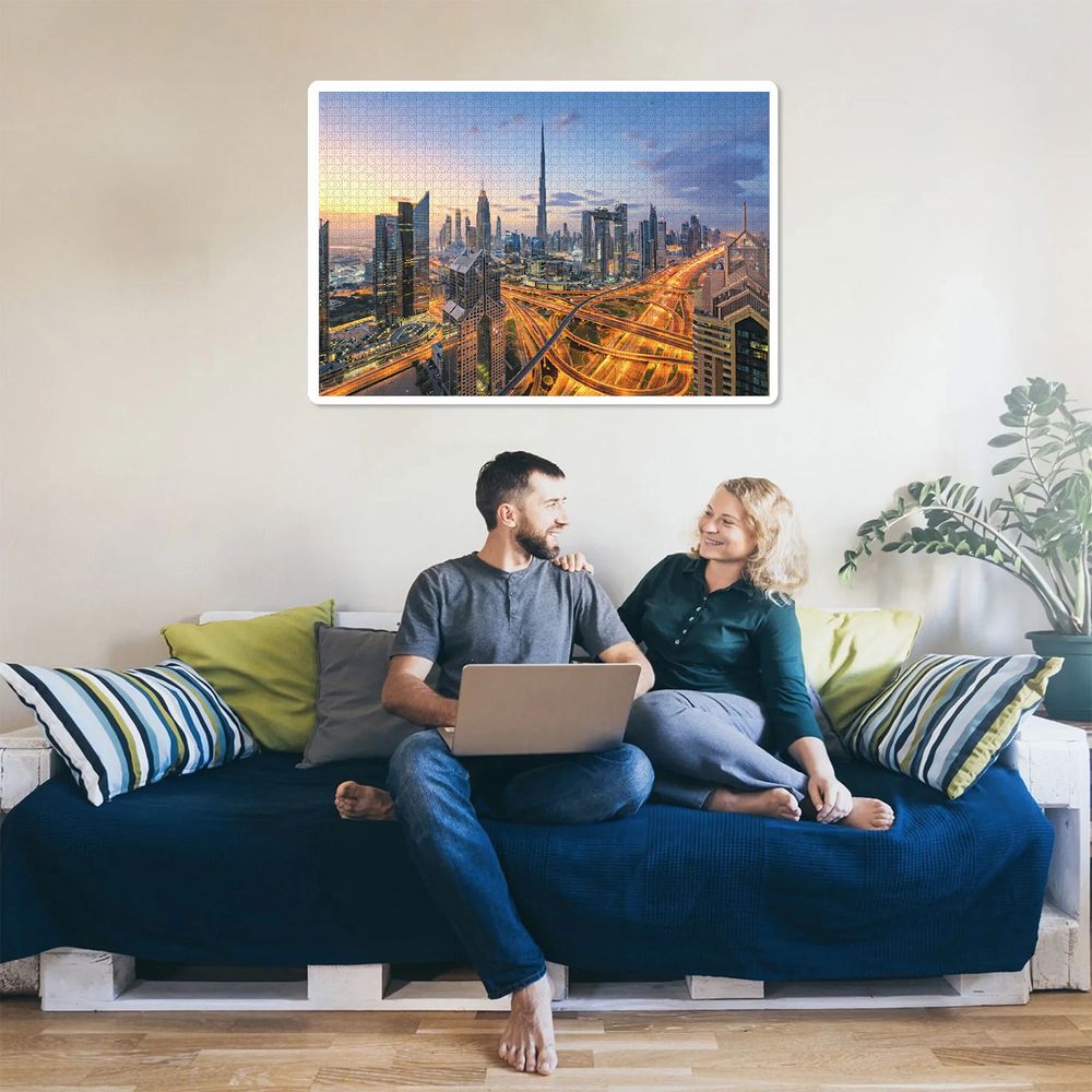 Ravensburger Dubai Skyline Jigsaw Puzzle - Multicolor - 1000 Pcs