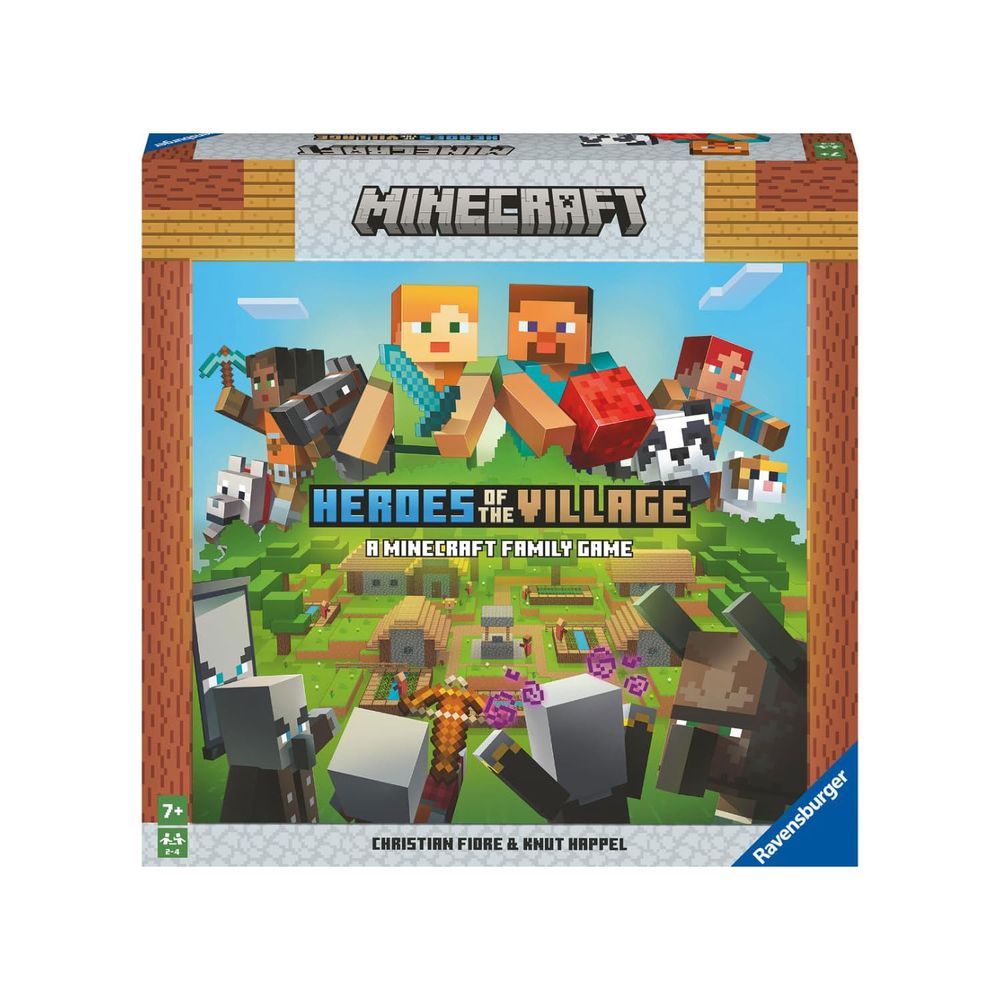 Ravensburger Minecraft Heroes Of The Village Cooperative Board Game