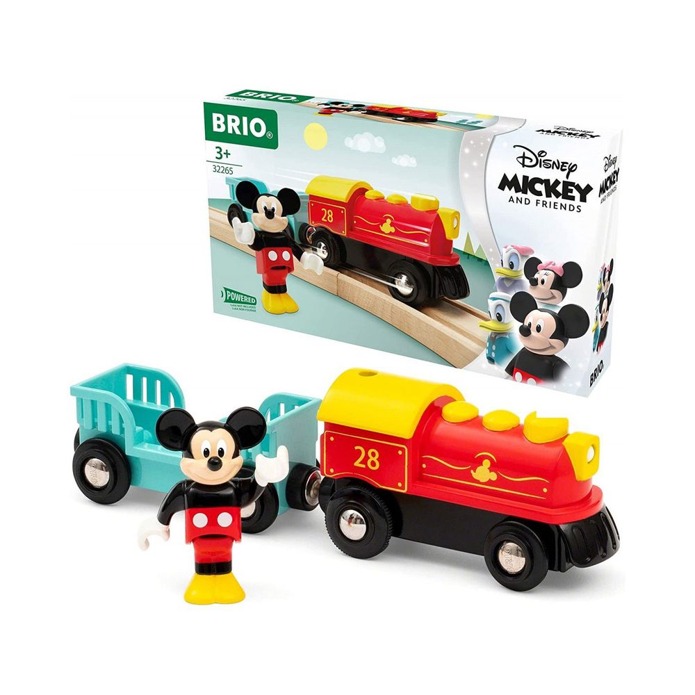 Brio - Disney Mickey & Friends Battery Train Set - Multicolor - 3 Pcs