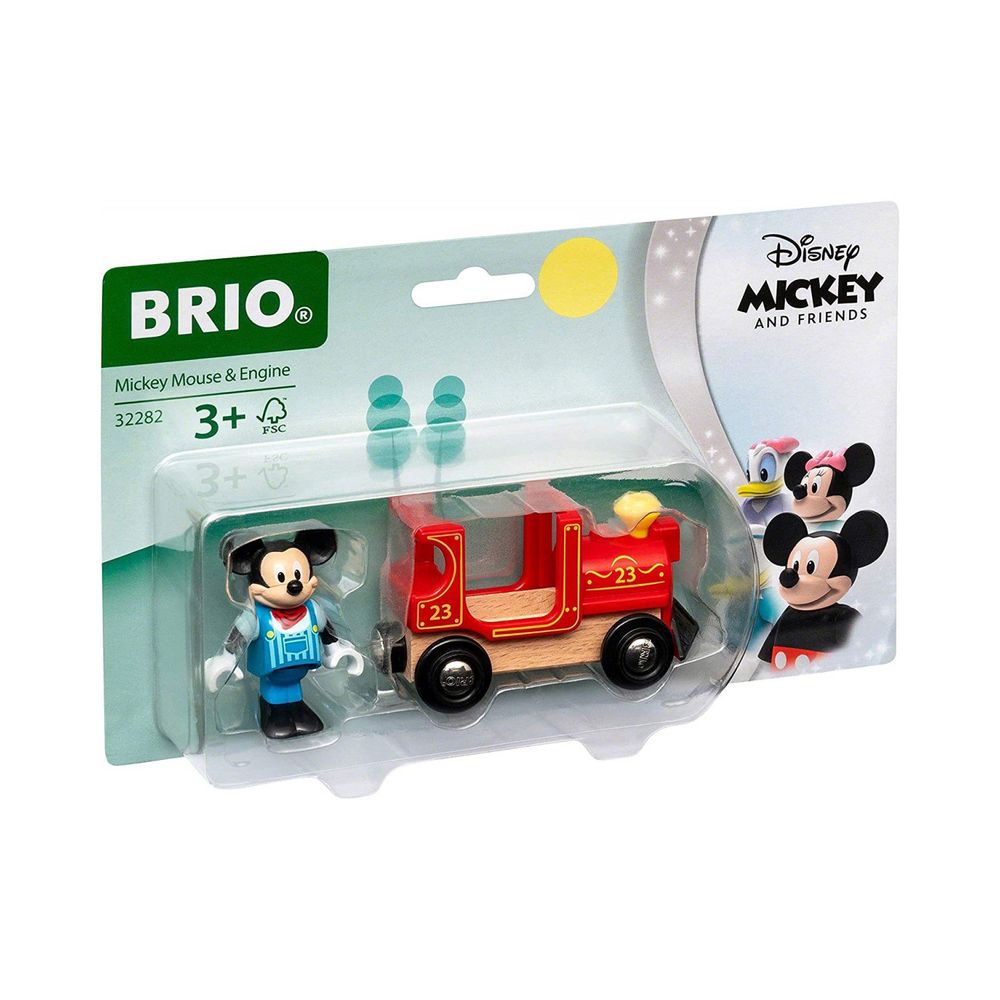 Brio - Disney Mickey & Friends Playset - Mickey & Engine - 2 Pcs