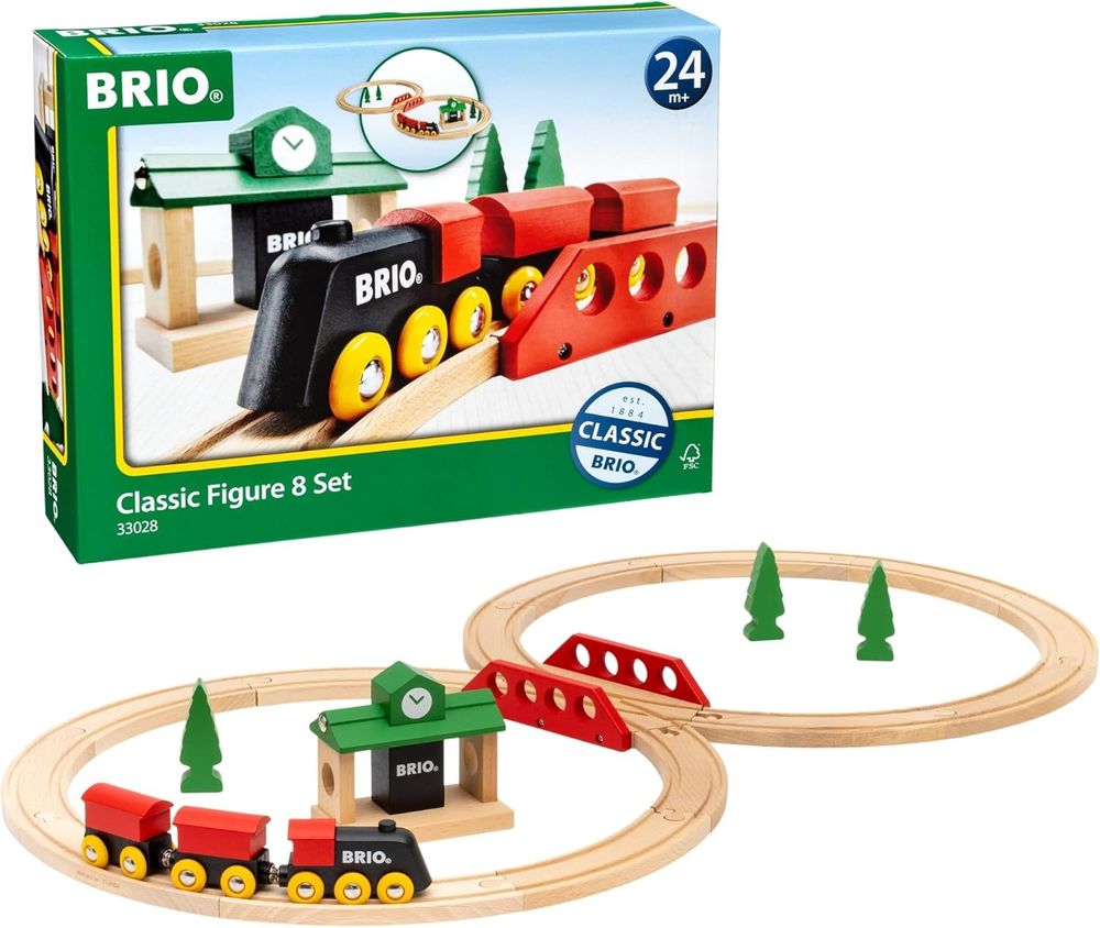 Brio - Classic Figure 8 Playset - Multicolor - 22 Pcs