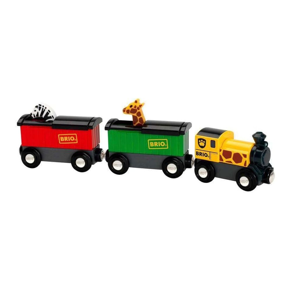 Brio - World Safari Train Playset - Multicolor - 3 Pcs