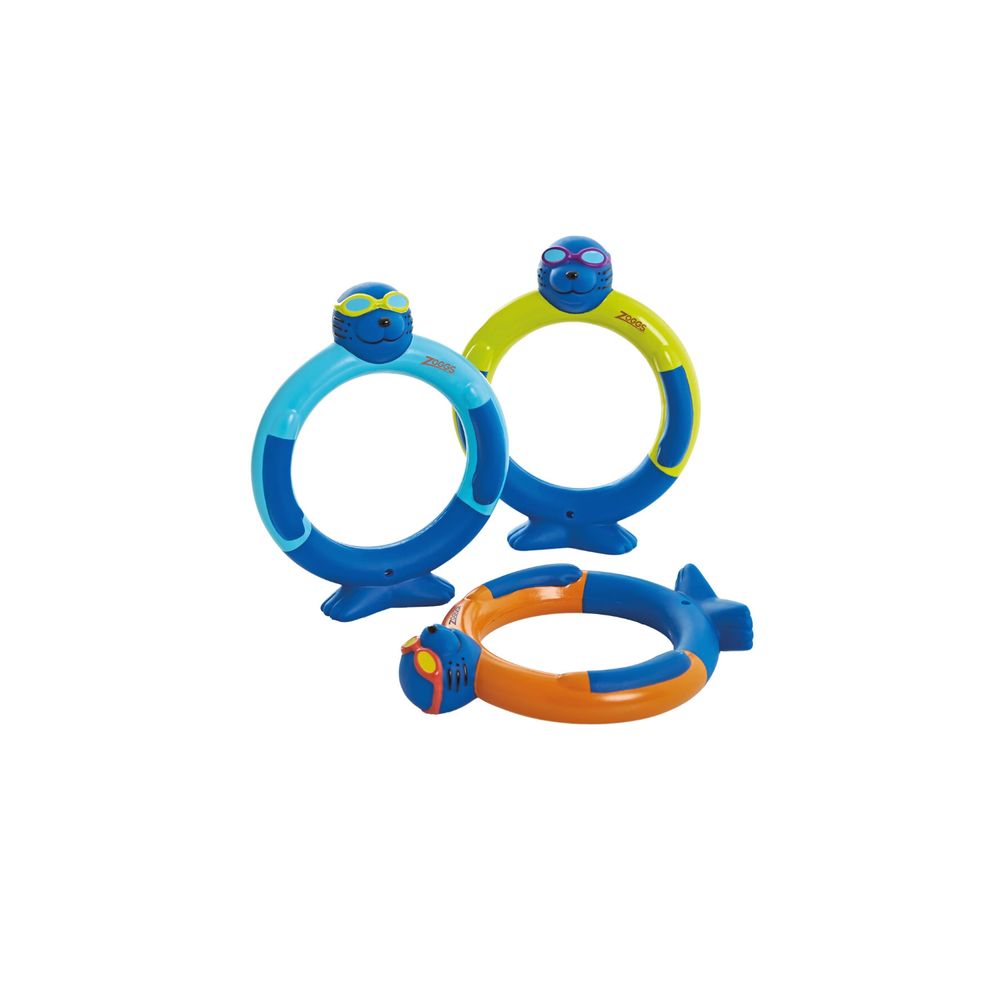 Zoggy - Swim Dive Rings - Multicolor - 3 Pcs