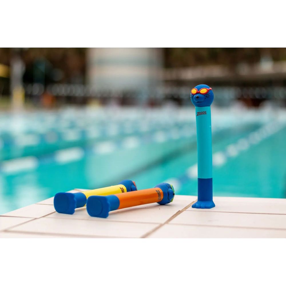 Zoggs Zoggy Depth Probe Dive Sticks - 3 Pc Set