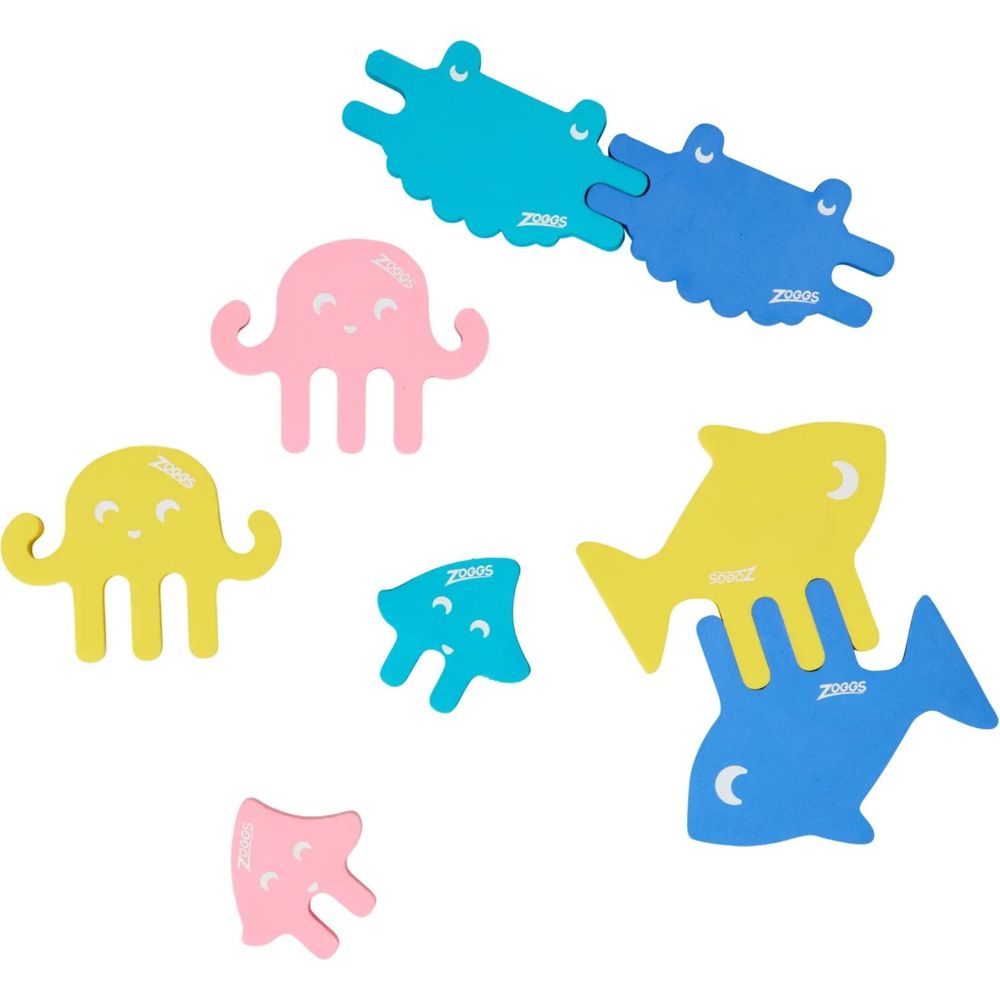 Zoggs Linkmates Floating Water Puzzle Toy - 8 Pc Set
