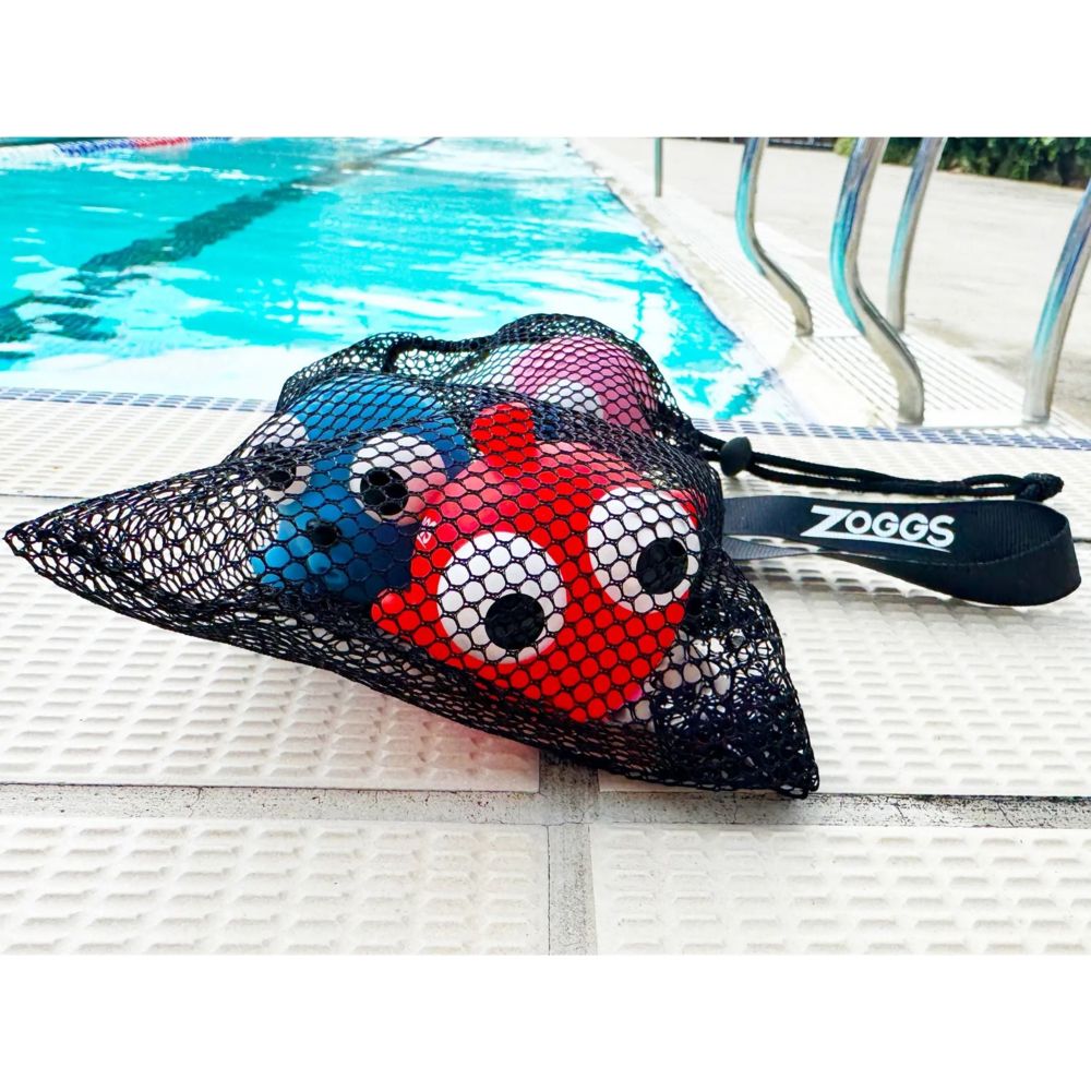 Zoggs Float Friends Water Toys With Wrist Net Bag - 3 Pc Set