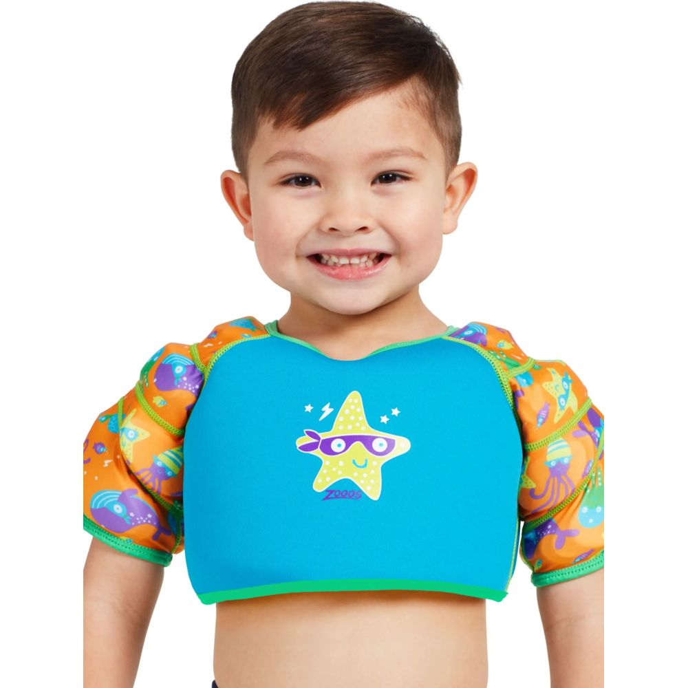 زوغز - سترة Super Star Water Wings للأولاد - أزرق