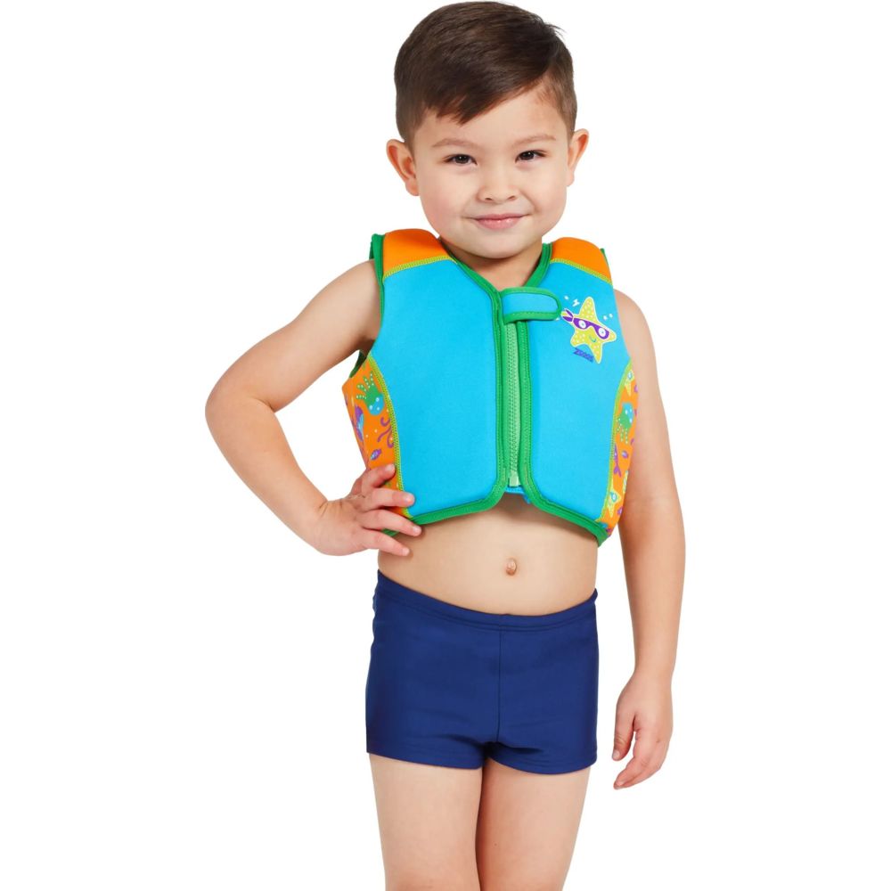 Zoggs Boy's Super Star Swim Sure Jacket - Blue