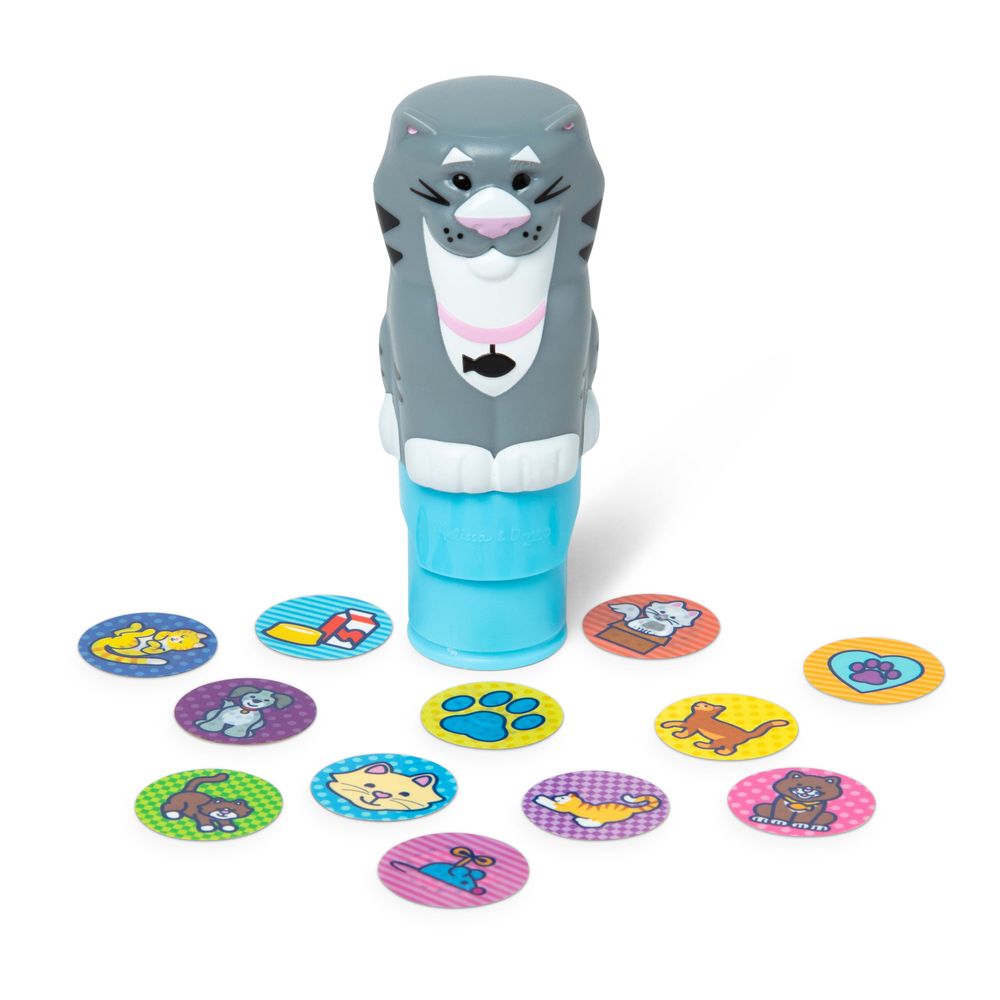 Melissa & Doug Sticker Wow! Stamper & Activity Pad Set - Cat