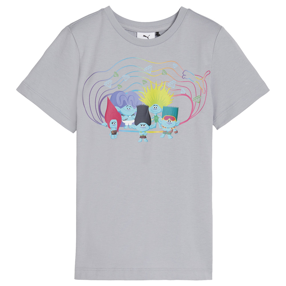 Puma Girls X Trolls T-Shirt Fog - Grey