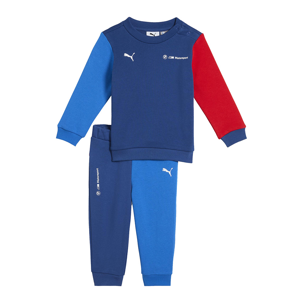 Puma Bmw Ess Toddler Sweatshirt & Joggers - Blue - 2 Pcs
