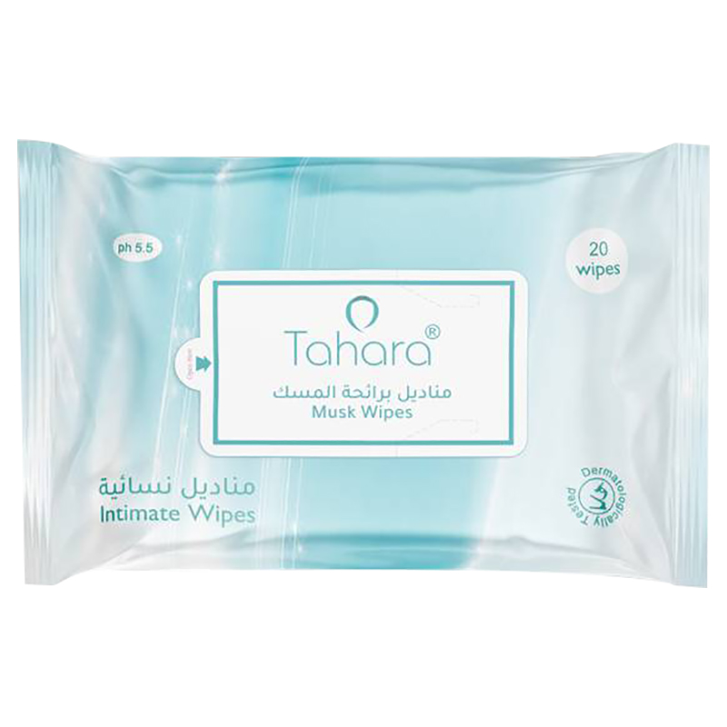 Tahara - Natural Fragrance Intimate Wipes - Musk - 20pcs