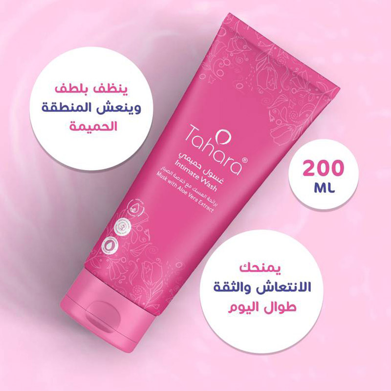 Tahara - Intimate Wash - Musk & Aloe Vera Extract - 200 ml