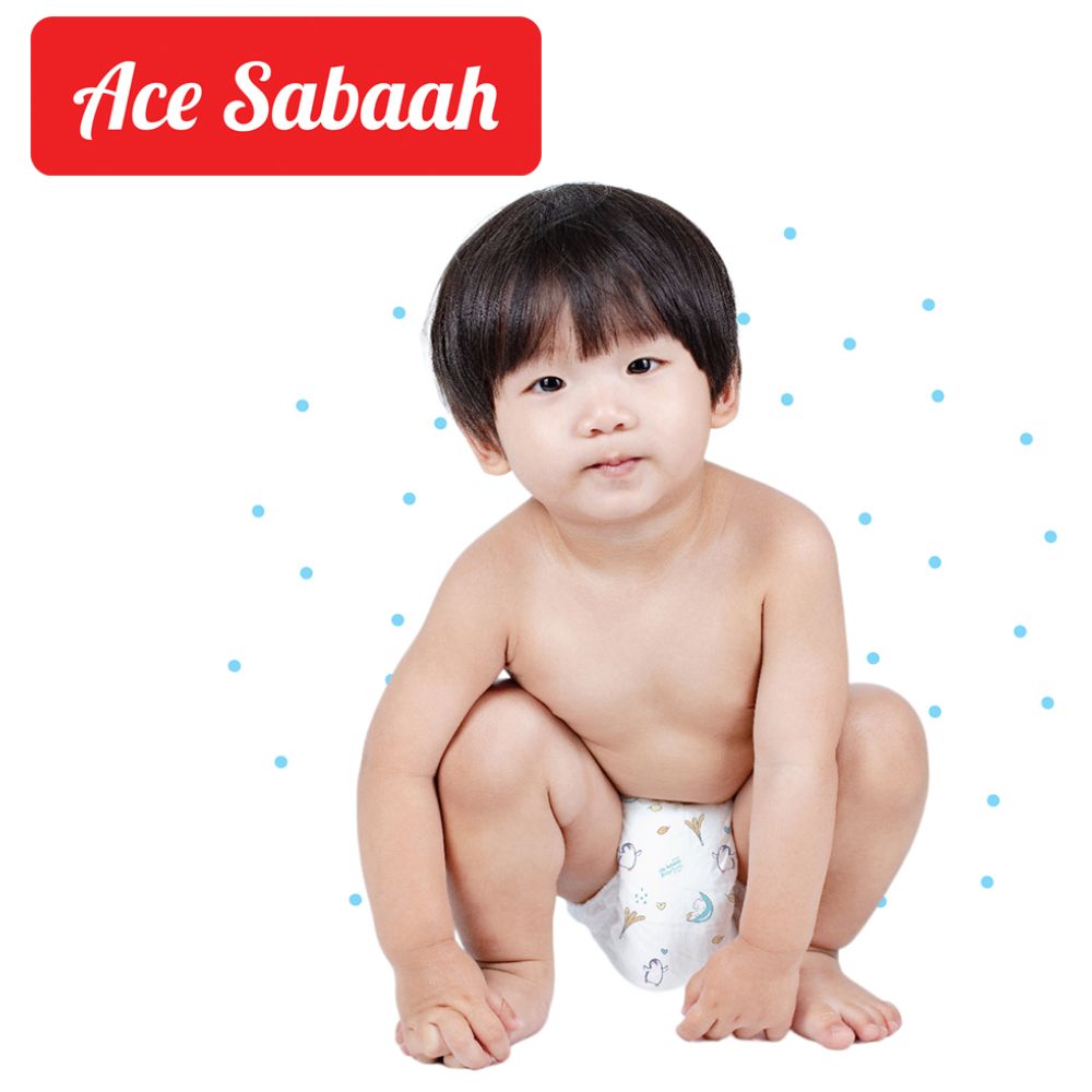 Ace Sabaah - Baby Diaper Pants - Size 5 - Junior - 12-17kg - 50pcs