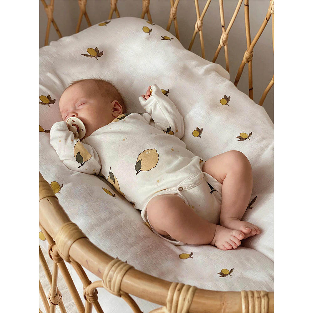 Mjolk Lemons Long Sleeve Bodysuit