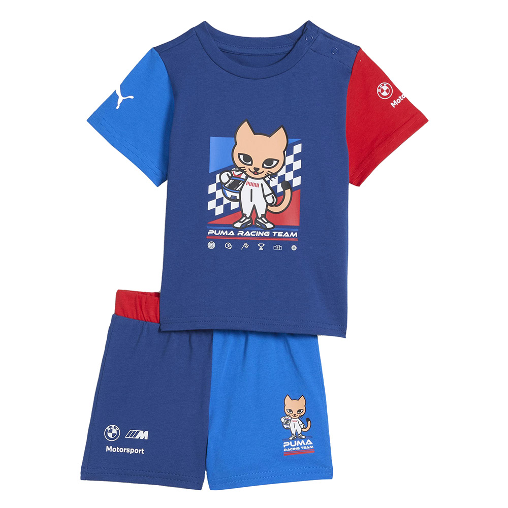 Puma Bmw Toddler T-Shirt & Shorts - Blue - 2 Pcs