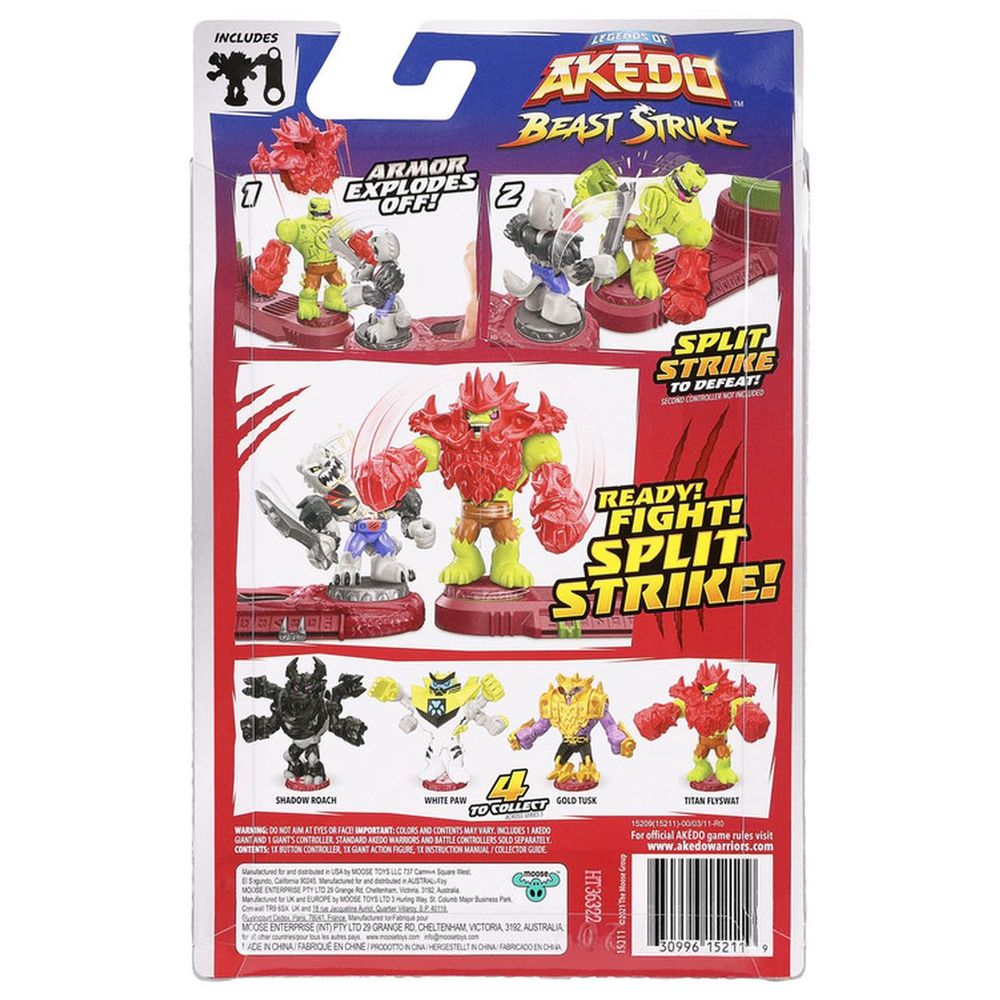 Akedo - S5 Giants Beast Figure White Paw