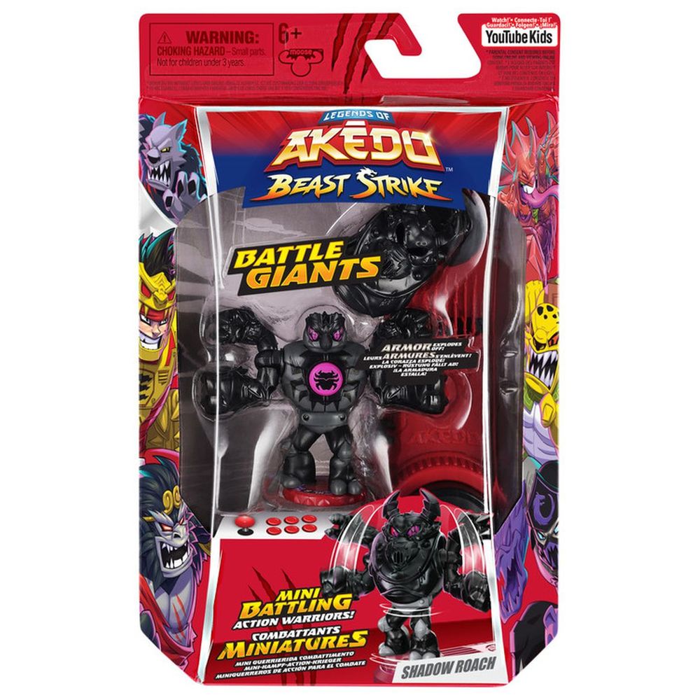 Akedo - S5 Giants Beast Figure Shadow Roach - Black