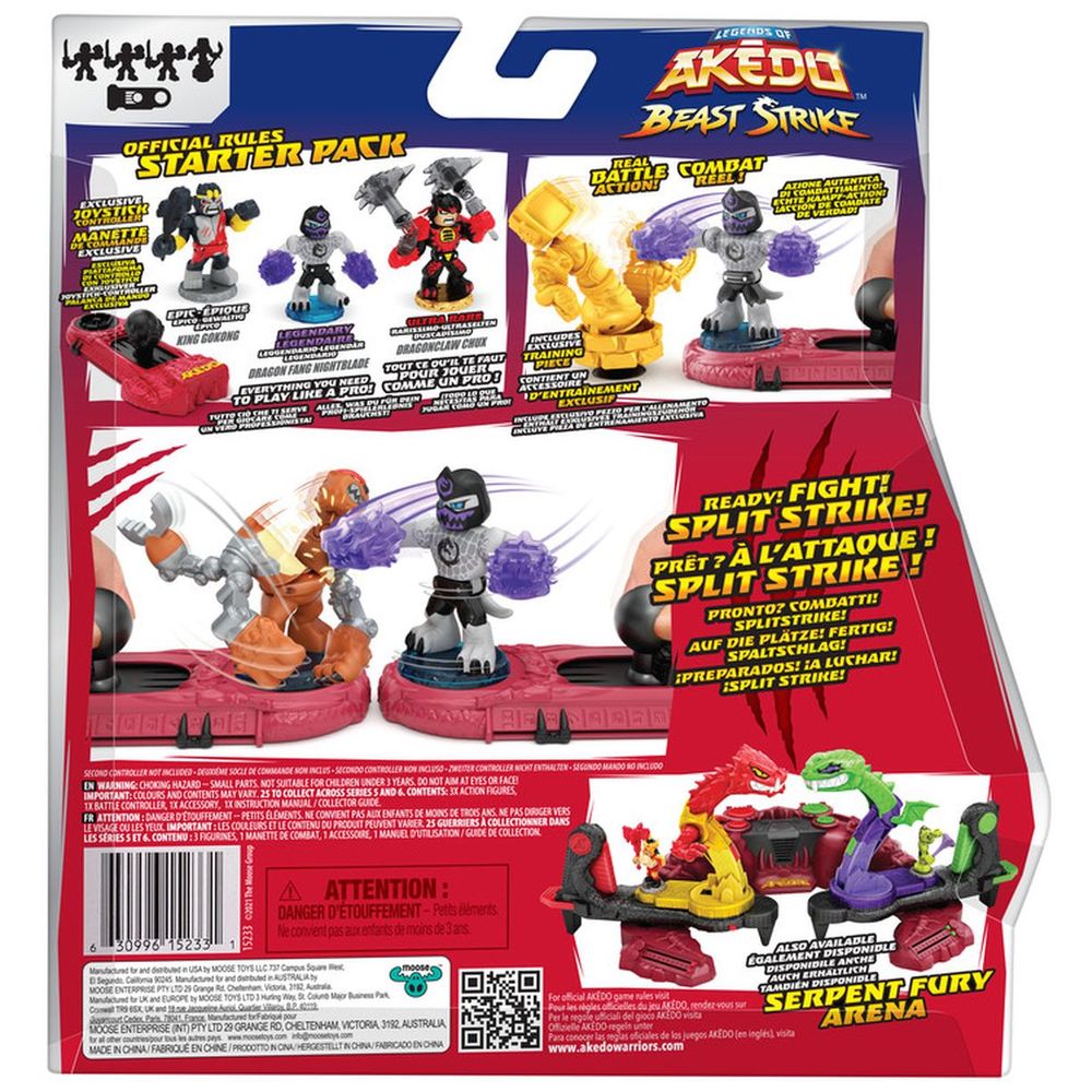 Akedo - S5 Bite Strike Action Figure - 4pcs