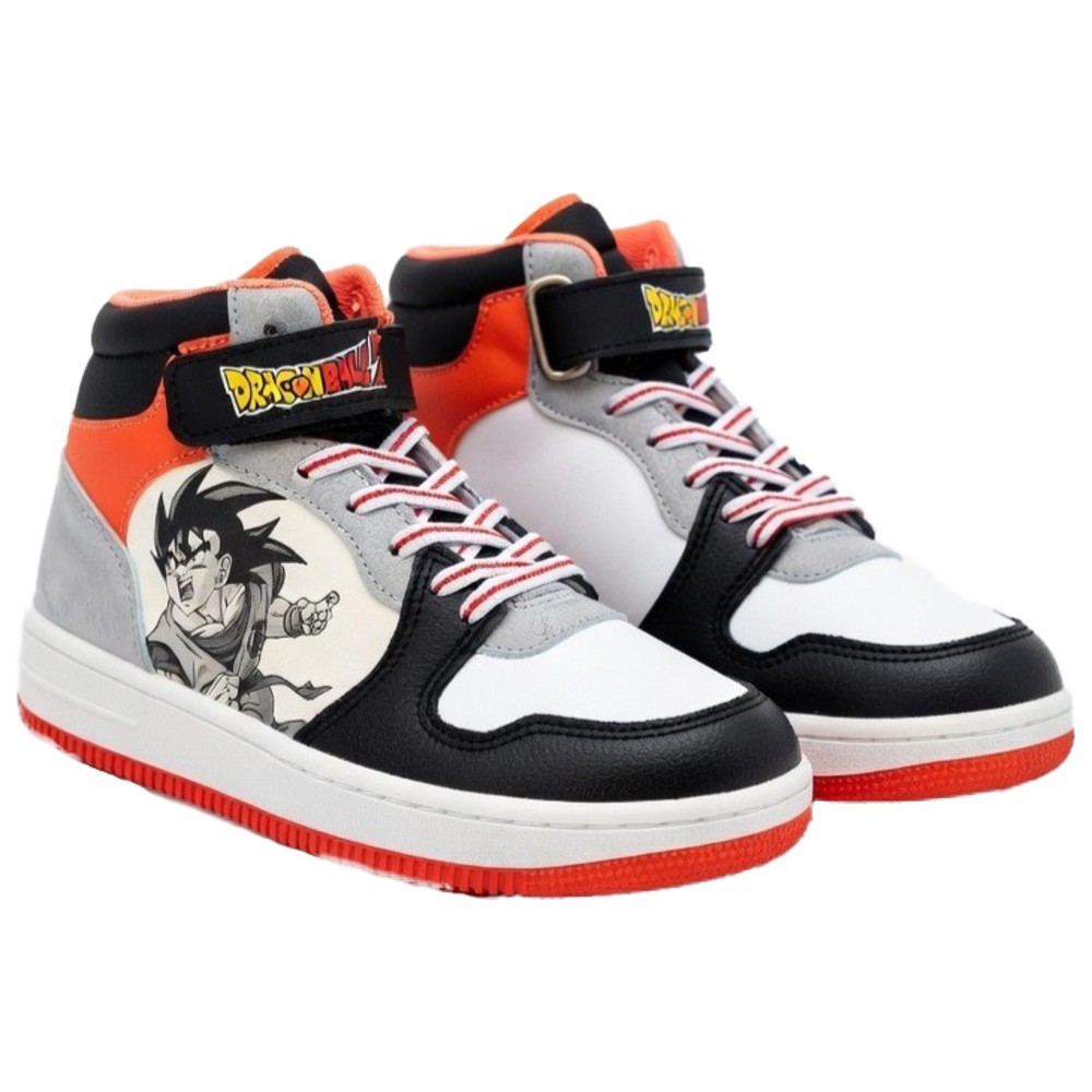 Dragonball - Boy's Goku High-Top Hook And Loop Sneakers