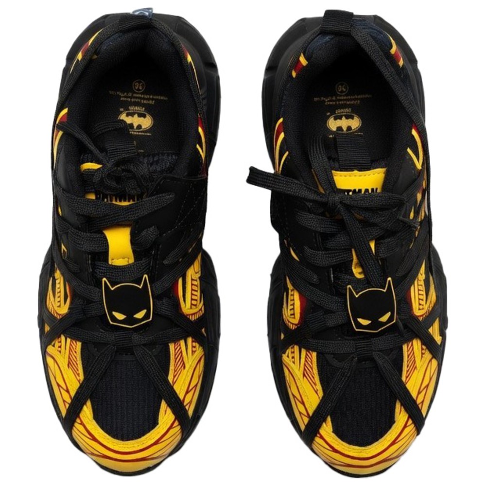 Batman - Boy's Lace-Up Shoes - Black/Yellow