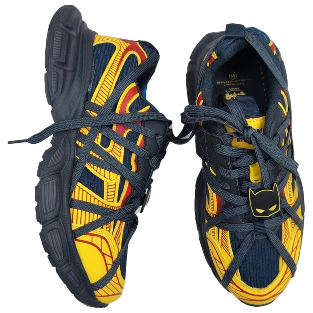 Batman - Boy's Lace-Up Shoes - Black/Yellow