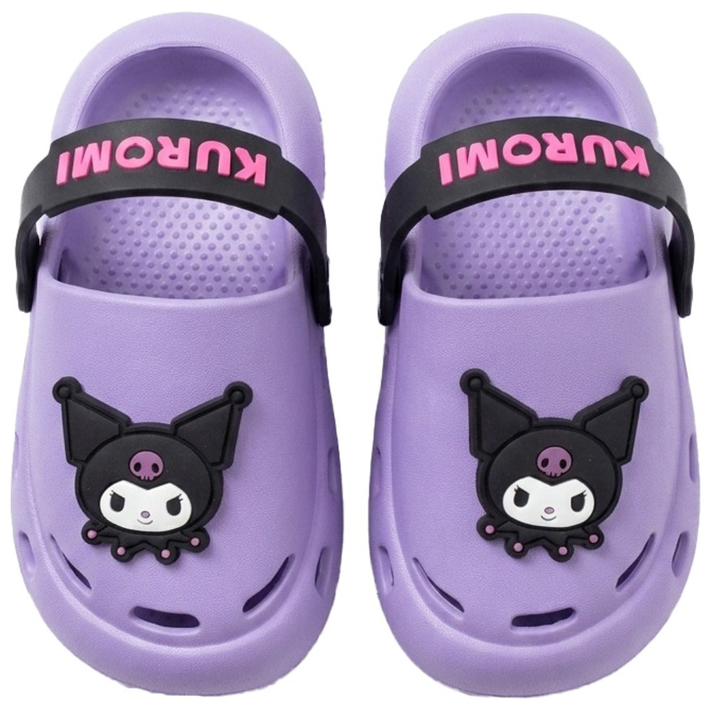 Kuromi - Girl's EVA Slip-On Clogs - Purple