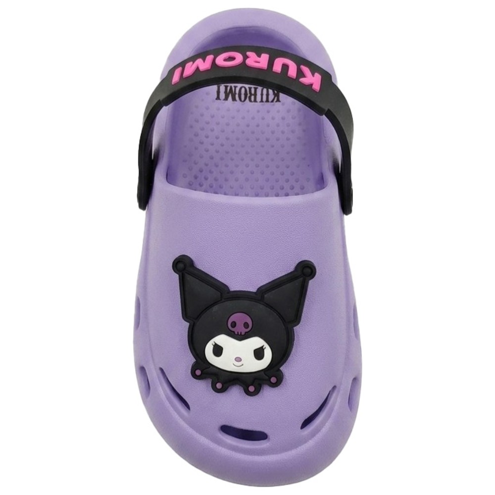 Kuromi - Girl's EVA Slip-On Clogs - Purple