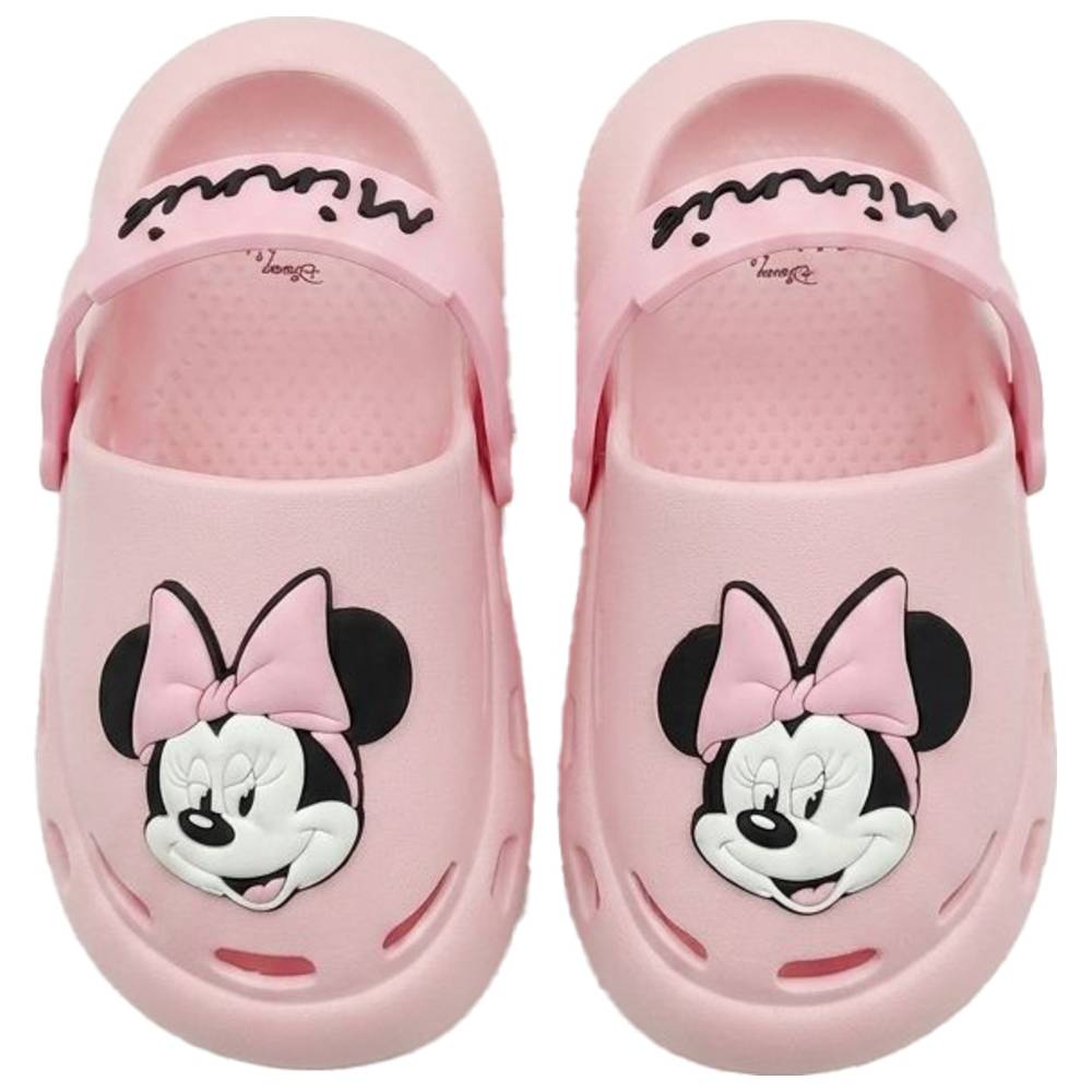 Minnie Mouse - Girl's Ventilated Slip-On Clogs - Pink