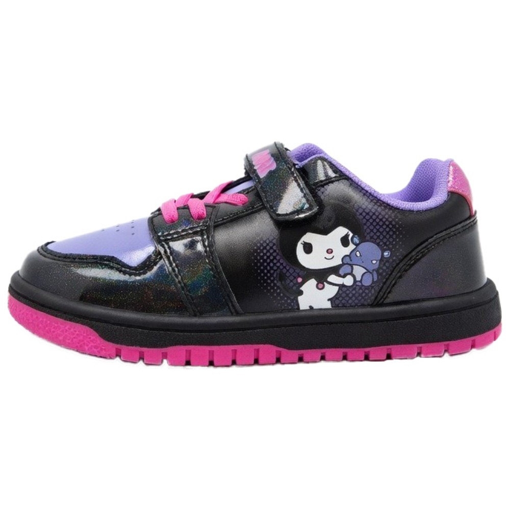 Kuromi - Girl's Hook And Loop Sneakers - Purple