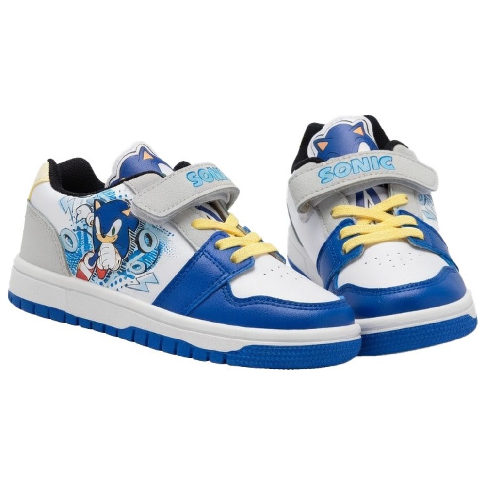 Sonic - Boy's Hook And Loop Sneakers