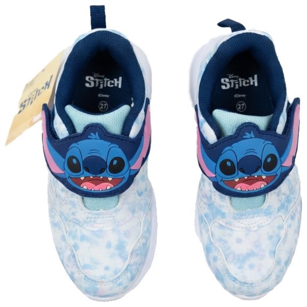Stitch - Boy's Tie-Dye Sneakers - Light Blue
