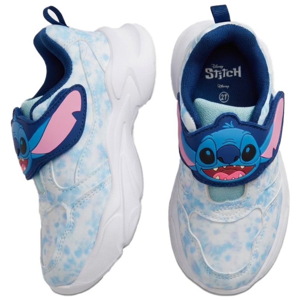 Stitch - Boy's Tie-Dye Sneakers - Light Blue